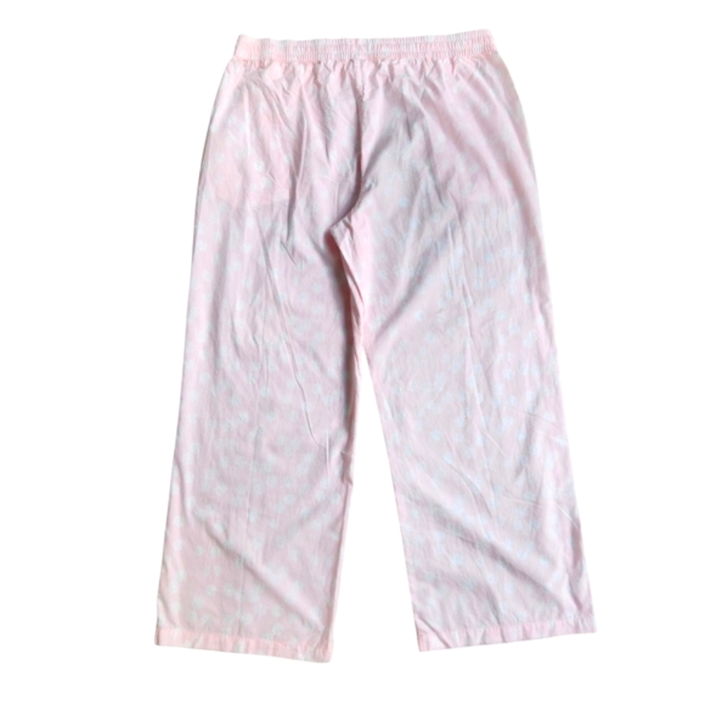 NEW! GAP 2-Pack Women Pink Blue Striped Pajama Sleepwear Pants Soft Cotton Large - Picture 10 of 15